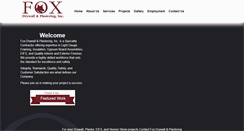 Desktop Screenshot of foxdrywall.com
